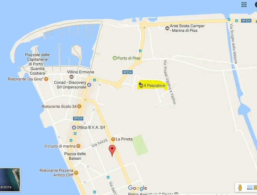 Il Pescatore Marina Di Pisa Italië